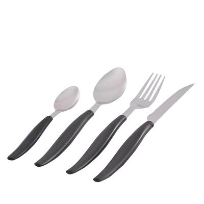 Conjunto Jarra Talheres 25 Peças - Kit de Talheres com Aço Inox Preto Elegância e Modernidade à Sua Mesa