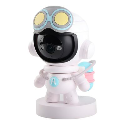 Câmera Baby Monitor Astronauta 1080P com Visão Noturna, Wi-Fi e Áudio Bidirecional - Segurança Babá Eletrônica