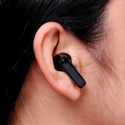 Fone Intra Auricular Ouvido Sem Fio Bluetooth Earbuds Cor:Vermelho