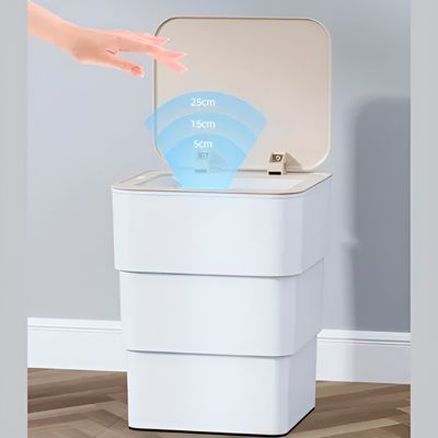 Lixeira Inteligente com Sensor de Presença Automática - Praticidade e Higiene Sem Esforço