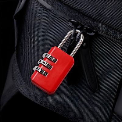 Cadeado com Segredo 3 Dígitos em Metal Resistente – Ideal para Mala, Mochila e Armário Bloqueio Combinação | Cor:Cinza