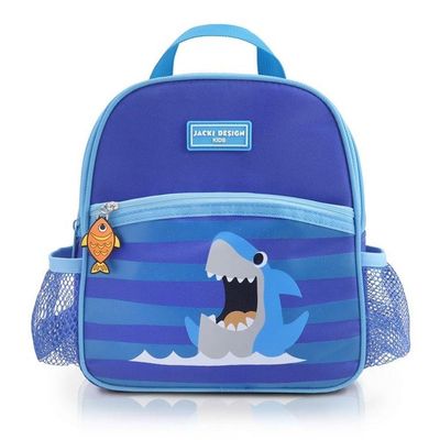 Conjunto Mochila Com Rodinhas E Lancheira Térmica Com Pote P/ Lanche Azul