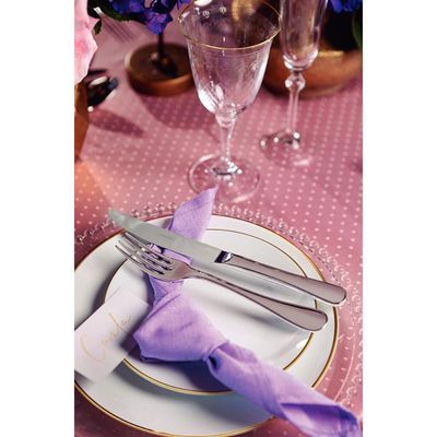 Prato Sobremesa Tramontina Anna em Porcelana com Filete de Ouro 21 cm