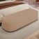 Kit 02 Puffs Decorativos Orgânicos Para Living Quarto 140cm Doha W01 Linho Bege Escuro - Lyam Decor