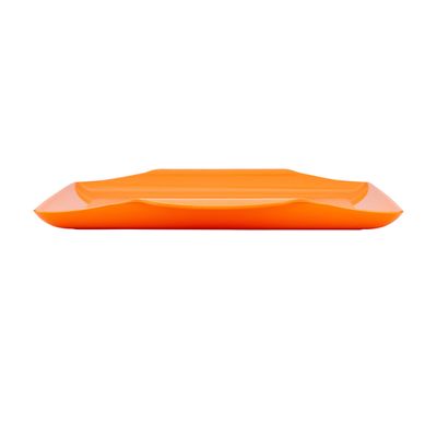 Bandeja Square Retangular 23x35 Laranja em Polipropileno