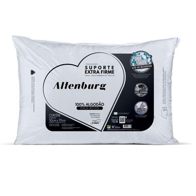 Kit 4 Travesseiros Altenburg Suporte Extra Firme 50x70cm