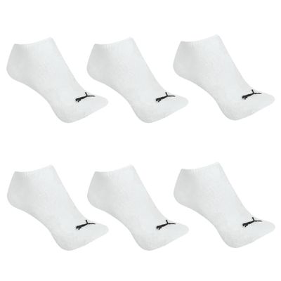 Kit 6 Pares de Meia Puma Logo 34-39 / Branco
