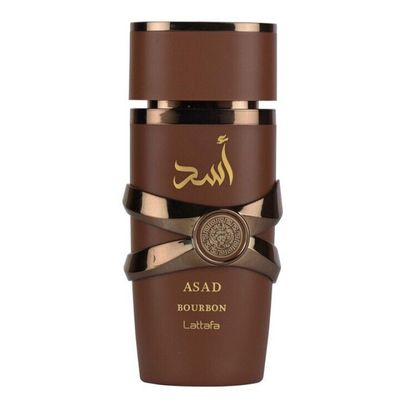 Asad Bourbon EDP 100ml Perfume Masculino Lattafa Árabe 100ml / Incolor