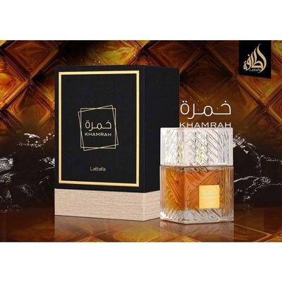 Perfume Unissex Khamrah de Lattafa Eau de Parfum 100ml Árabe 100ml / Incolor