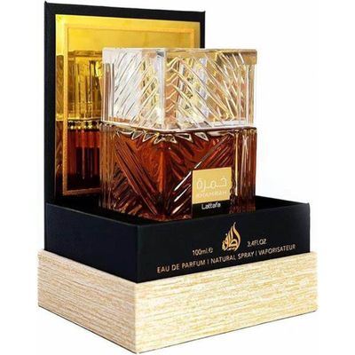Perfume Unissex Khamrah de Lattafa Eau de Parfum 100ml Árabe 100ml / Incolor