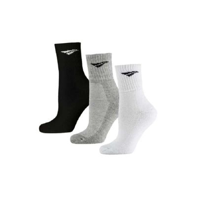 Meia Penalty Esp Cano Medio 3 Pares - Bcoptocinza 39/44 / BRANCO