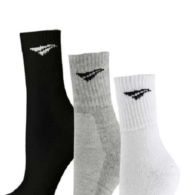 Meia Penalty Esp Cano Medio 3 Pares - Bcoptocinza 39/44 / BRANCO