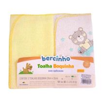 TOALHA DE BOCA INCOMFRAL COM APLICAÇÃO - 2 TOALHINHAS