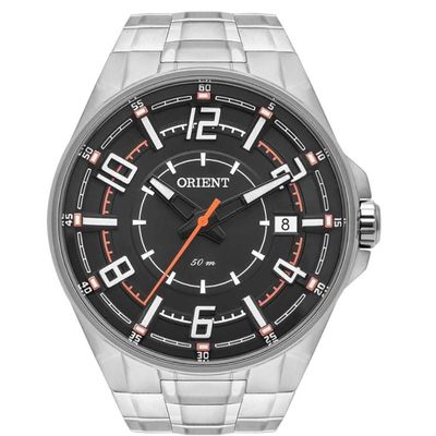 Relógio Masculino Eternal Orient Prata Mbss1442 Posx