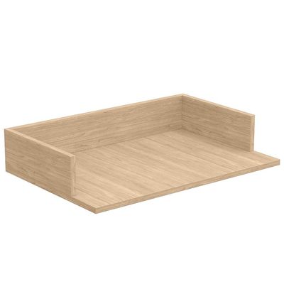 Kit 02 Suportes Suspensos Para Micro-ondas Forno 60x40 cm Class L03 Amadeirado - Lyam