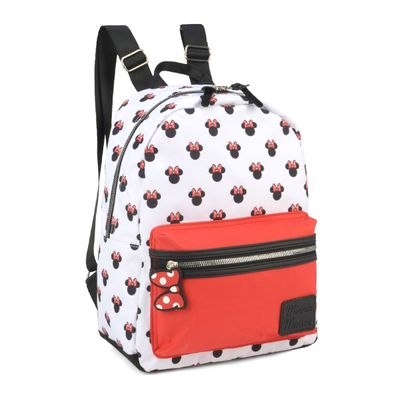 Mochila Costas Luxcel Mickey Minnie Mouse MS46431MY Branco