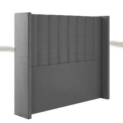 Cabeceira Estofada King 195 Cm Turquesa Corino Preto