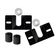 Suporte Fixo Universal para Lcd/plasma/led Preto 10 a 81 Polegadas