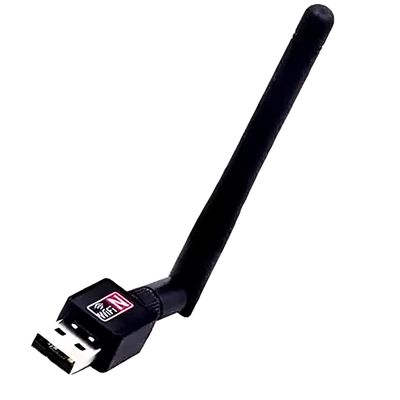 Adaptador Receptor Antena Wifi USB Wireless PC Longo Alcance - Sinal Estável e Alta Performance