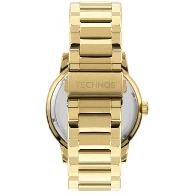 Relógio Technos Masculino Ref: 2115tts/4p Clássico Golf Dourado