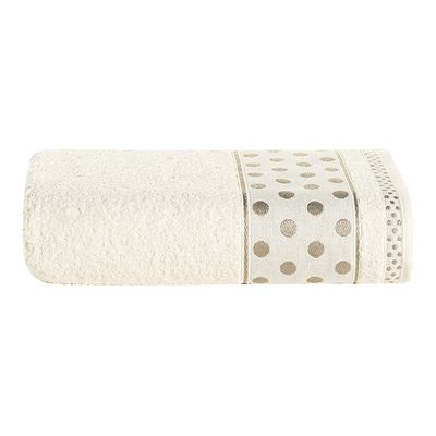 Toalha de Banho Celine 01 Peça 100% Algodão 450g/m² Suave - Palha Pérola