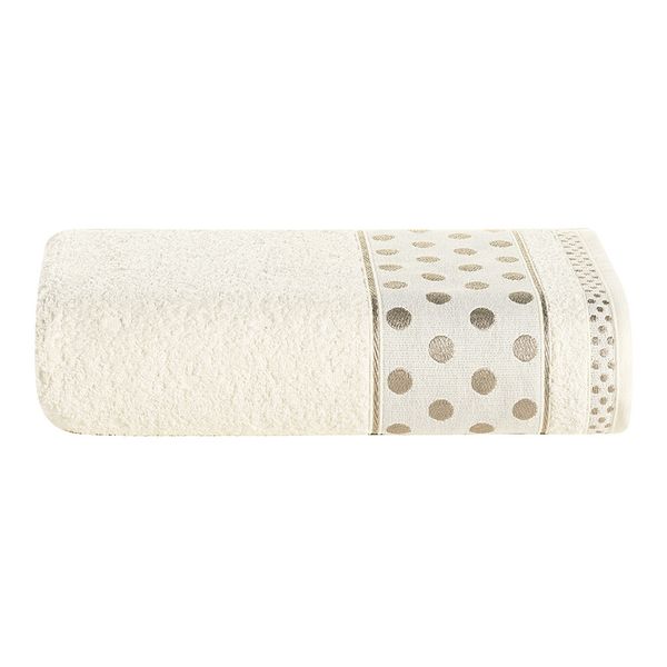Toalha de Banho Celine 01 Peça 100% Algodão 450g/m² Suave - Palha Pérola