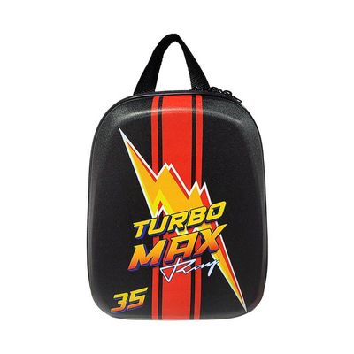 Mochila Escolar Infantil de Costas Turbo Max Ray Preto