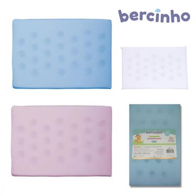 TRAVESSEIRO ANTISSUFOCANTE BERCINHO LISO  rosa