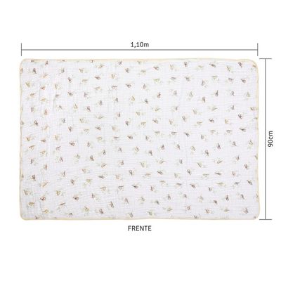 Cobertor Bebê Soft Canarinho 1,10mX90cm Papi