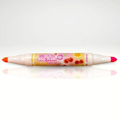 MARCADOR BE BOLD DUO FRUIT PONTA DUPLA - 10 CORES - NEWPEN