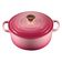 PANELA LE CREUSET REDONDA SIGNATURE PUXADOR DOURADO FERRO ESMALTADO 20CM ROSA BERRY 21177204394445