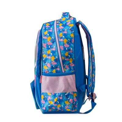 Mochila Escolar Feminina Infantil Stitch Azul U / Azul