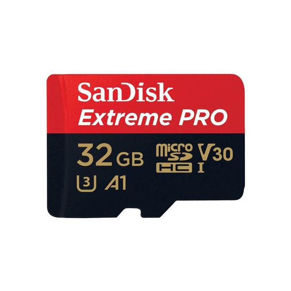 Cartão de Memória 32GB SanDisk Extreme Pro MicroSDXC 100Mb/s UHS-I V30 U3 A1