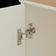Buffet Aparador Compacto Com 2 Portas 77cm Escritório Tech - Off White E Cedro