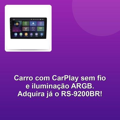 Multimídia Mp5 Roadstar Rs-9200br Pro Line Carplay Sem Fio 9