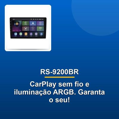 Multimídia Mp5 Roadstar Rs-9200br Pro Line Carplay Sem Fio 9