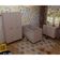 Quarto Infantil Completo Ternura Guarda-Roupa 3 Portas Cômoda 5 Gavetas Berço Conversível Bartira Rosa Wood