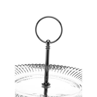 Porta Doces 3 Andares Renaissance Cristal Requintado Lyor Transparente