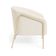 Poltrona Sala Decorativa Kit 2 Stella Base Alta Tubo Champanhe Veludo Cotelê D03 - D'Rossi Bege