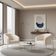 Poltrona Sala Decorativa Kit 2 Stella Base Alta Tubo Champanhe Veludo Cotelê D03 - D'Rossi Bege