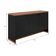 Conjunto Escritório Office Mesa E Buffet Verbena - Vianossa - Preto/ Preto/