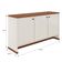 Conjunto Escritório Office Mesa E Buffet Verbena - Vianossa - Offwhite/ Offwhite/