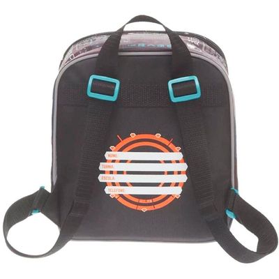 Kit Mochila Rodinha Lancheira Estojo Duplo Sonic Go Fast