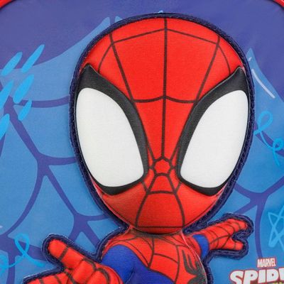 Mochila de Rodinha  Infantil Spidey Baby 3D Azul U / Azul escuro