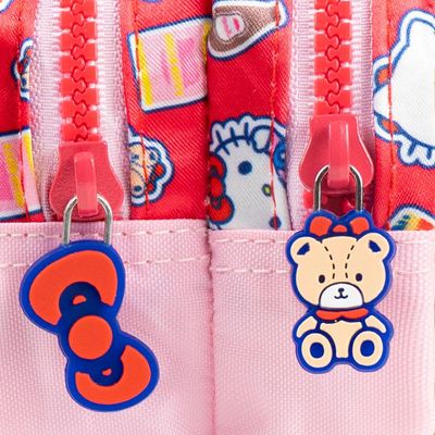 Estojo Escolar Feminino Infantil Hello Kitty Vermelho U / Vermelho