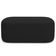 Puff Decorativo Orgânico Para Living Quarto 100cm Doha W01 Suede Preto - Lyam Decor