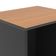 Conjunto De Escritório 2 Peças Tech Office Mesa E Armário Li - Preto E Cedro Preto E Cedro