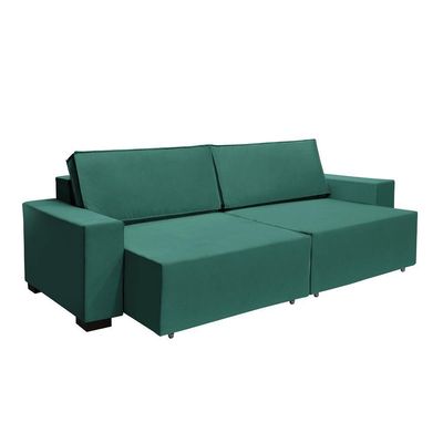 Sofá Dallas 2.00m Retrátil - Verde