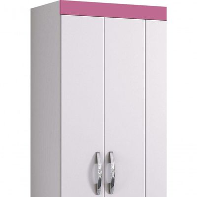 Guarda-roupa 4 Portas Nt 5005 Rosa - Notável