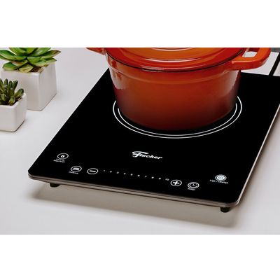 Cooktop de Indução Eléctrico 1 Boca Fischer Preto / 110V